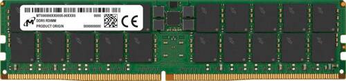 Memory RAM 1x 128GB Micron ECC REGISTERED DDR5 2Rx4 5600MHz PC5-44800 RDIMM | MTC40F2047S1RC56BR