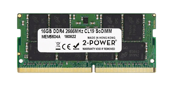 Memory RAM 1x 16GB 2-POWER SO-DIMM DDR4 2666MHZ PC4-21300 | MEM5604A