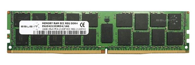 Memory RAM 1x 16GB ESUS IT ECC REGISTERED DDR4  2133MHz PC4-17000 RDIMM | ESUD42133RD4/16G