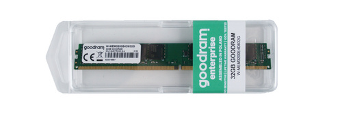 Memory RAM 1x 16GB GoodRAM ECC UNBUFFERED DDR4 2Rx8 3200MHz PC4-25600 UDIMM | W-MEM3200E4D816G