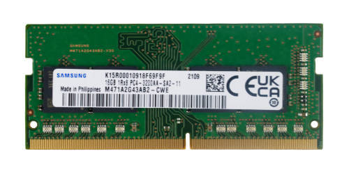 Memory RAM 1x 16GB Samsung SO-DIMM DDR4 3200MHz PC4-25600 | M471A2G43AB2-CWE