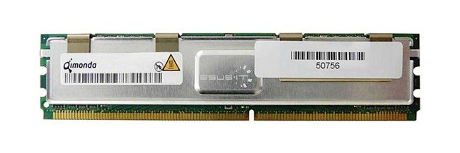 Memory RAM 1x 1GB QIMONDA ECC FULLY BUFFERED DDR2 667MHz PC2-5300 FBDIMM | HYS72T128420HFN-3S-B