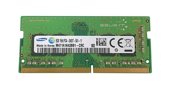 Memory RAM 1x 8GB Samsung SO-DIMM DDR4 2400MHz PC4-19200 | M471A1K43BB1-CRC