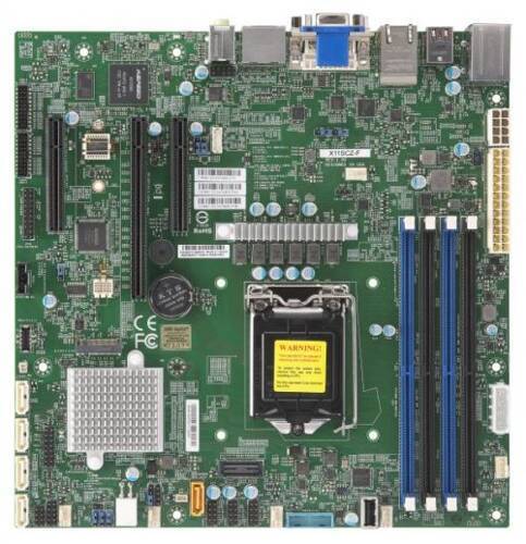 Motherboard Supermicro X11SCZ-F LGA1151 uATX | MBD-X11SCZ-F-O