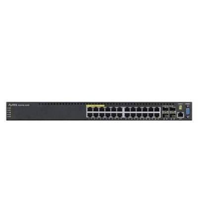 Switch Zyxel XGS3700-24HP-ZZ0101F 24x RJ-45 10/100/1000 Mbps 4x SFP+ 534 W PoE