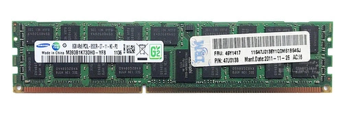 Memory RAM 1x 8GB Samsung ECC REGISTERED DDR3  1066MHz PC3-8500 RDIMM | M393B1K73DH0-YF8