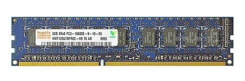 Memory RAM 1x 2GB Hynix ECC UNBUFFERED DDR3  1333MHz PC3-10600 UDIMM | HMT125U7BFR8C-H9