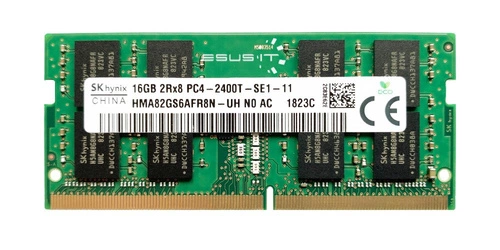 Memory RAM 1x 16GB Hynix SO-DIMM DDR4 2400MHz PC4-19200 | HMA82GS6AFR8N-UH