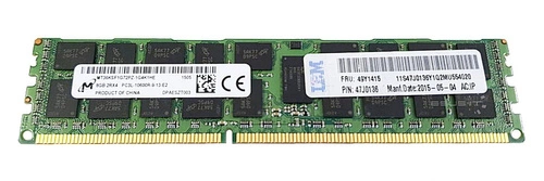 Memory RAM 1x 8GB IBM ThinkServer & System X DDR3 1333MHz ECC REGISTERED DIMM | 49Y1415 