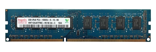 Memory RAM 1x 2GB Hynix NON-ECC UNBUFFERED DDR3 1333MHz PC3-10600 UDIMM | HMT125U6TFR8C-H9