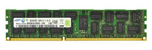 Memory RAM 1x 8GB Samsung ECC REGISTERED DDR3  1333MHz PC3-10600 RDIMM | M393B1K70DH0-YH9