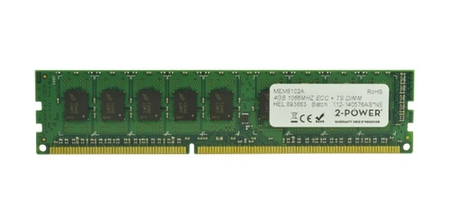 Memory RAM 1x 4GB 2-POWER ECC UNBUFFERED DDR3  1066MHz PC3-8500 UDIMM | MEM8102A